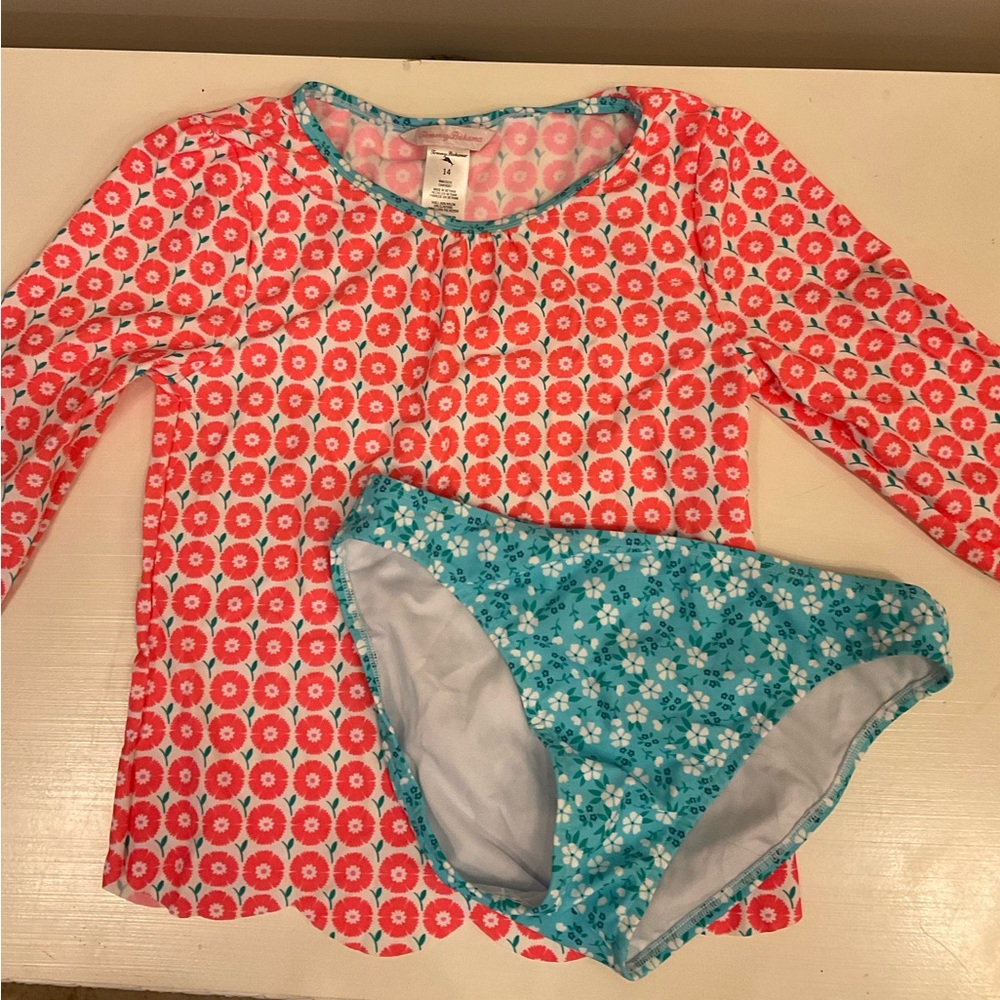 Kids rash guard set- size 14